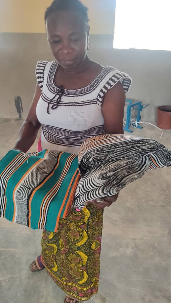 Finished African Woven fabric African Weaving class Woven Fabric