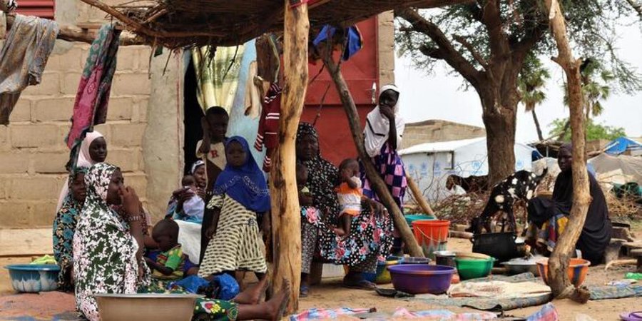 Village scene in Burkina Faso